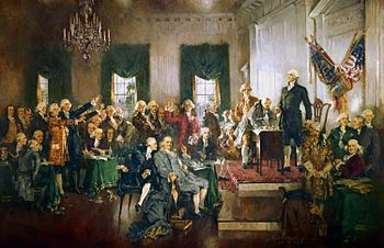 The Signing of the Constitution of the United States