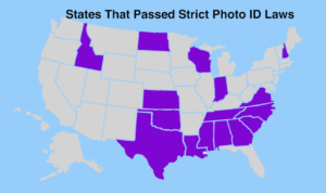 States That Passed Strict Photo ID Laws