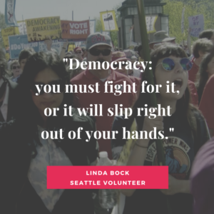 Linda Bock democracy quote